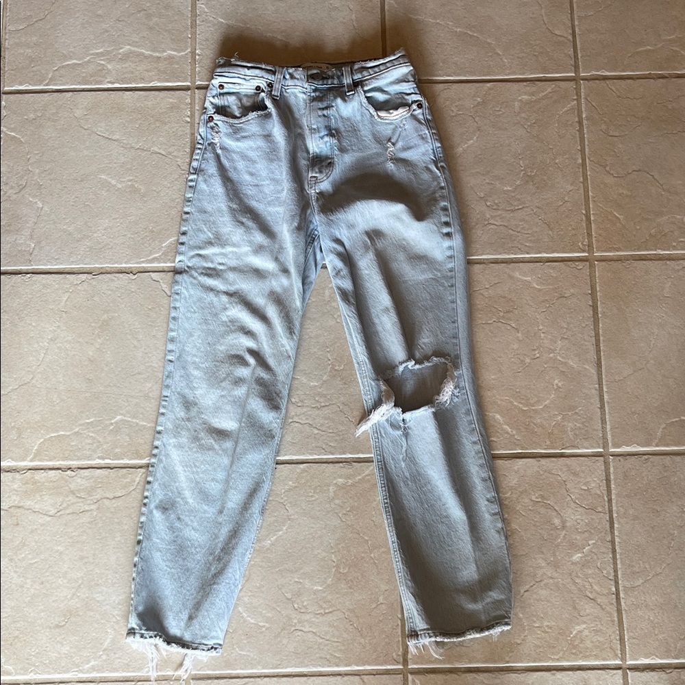 Abercrombie & Fitch 90s Straight Ultra High Rise